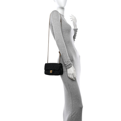 Chanel Lambskin Quilted Mini Rectangular Pearl Crush Flap Black 2 of 11