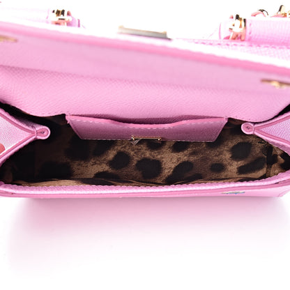 Dolce & Gabbana Dauphine Mini Miss Sicily Satchel Pink 5 of 10