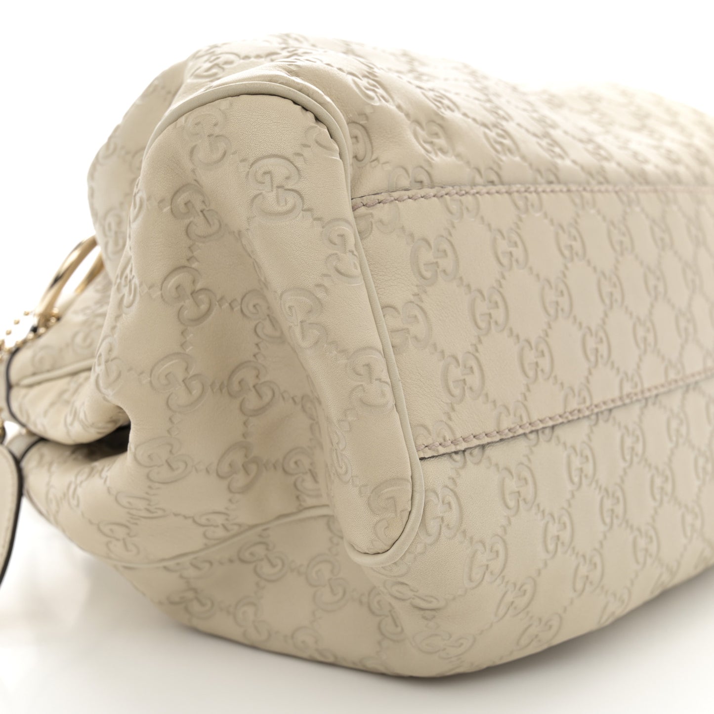 Guccissima Medium Sukey Tote Mystic White