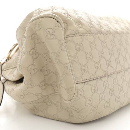 Gucci Guccissima Medium Sukey Tote Mystic White 9 of 11