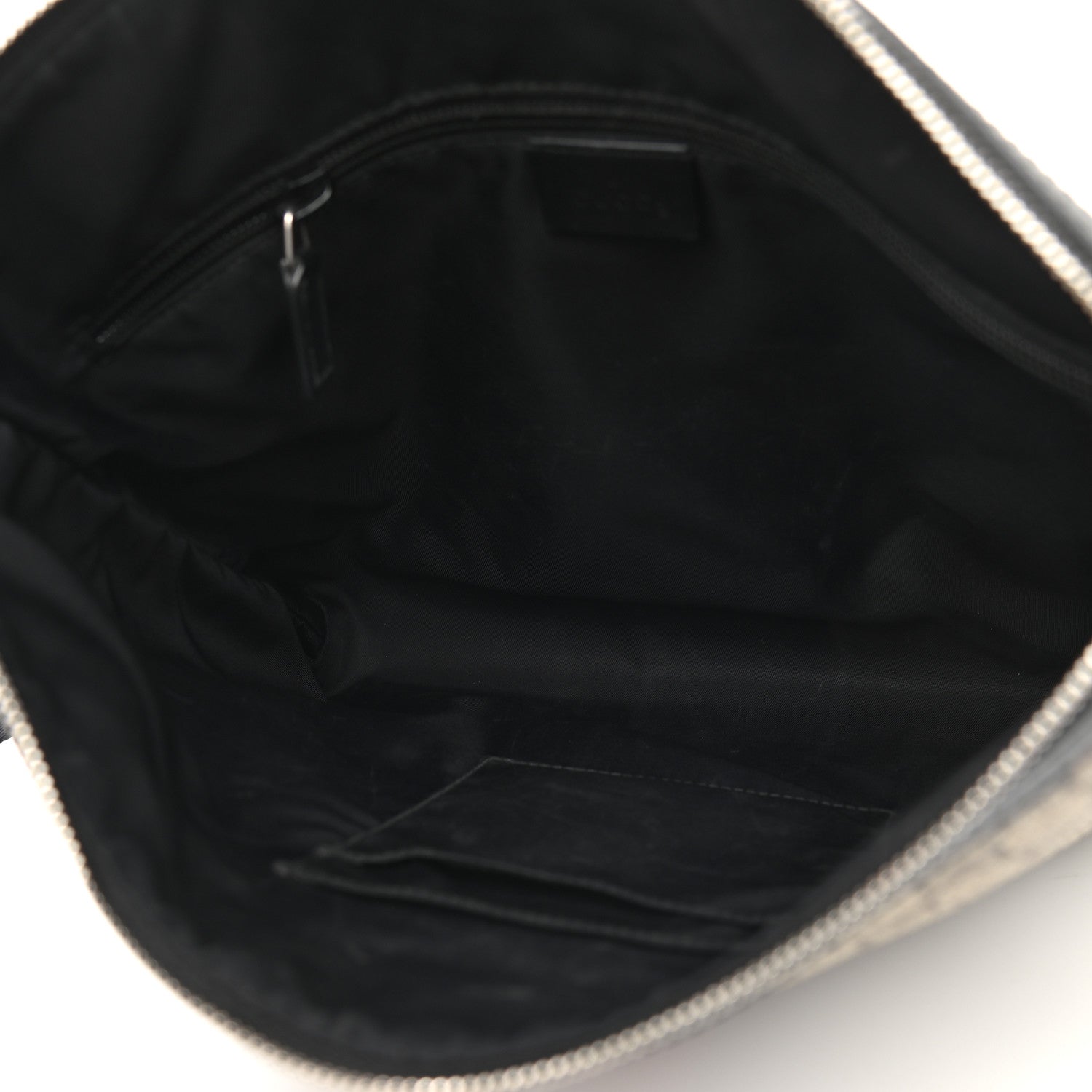 Gucci GG Supreme Monogram Web Messenger Bag Black 5 of 11
