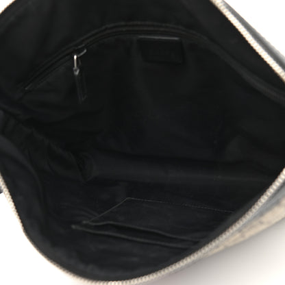 Gucci GG Supreme Monogram Web Messenger Bag Black 5 of 11
