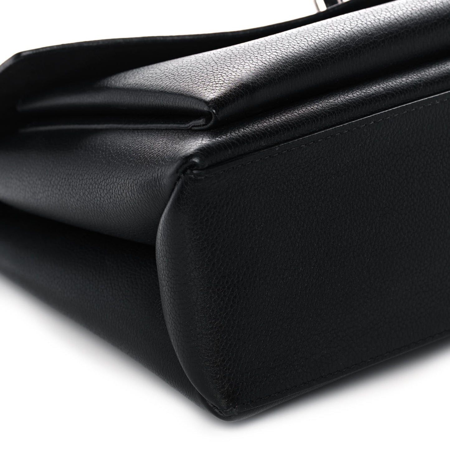 Soft Calfskin My Lockme Top Handle Black