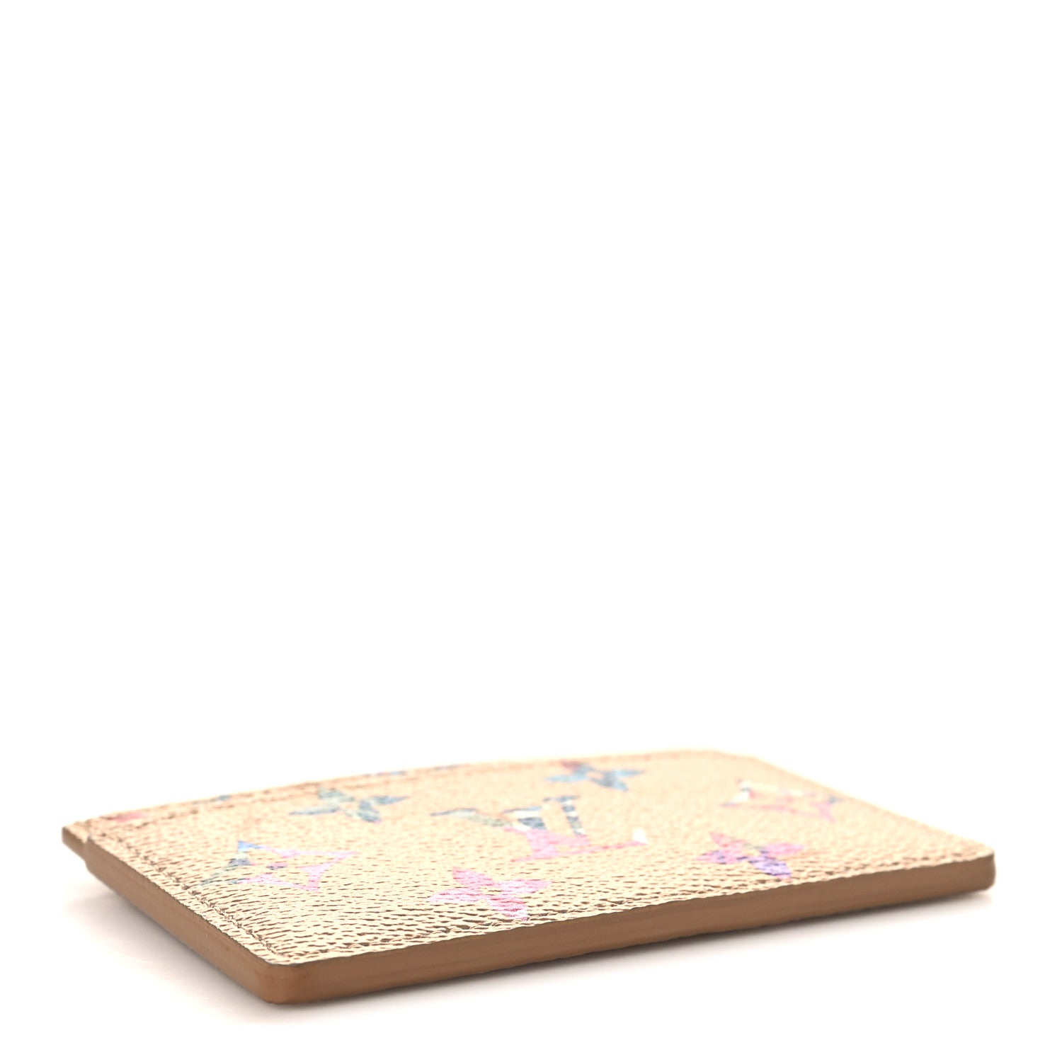 Louis Vuitton Metallic Monogram LV Garden Card Holder Gold 4 of 6