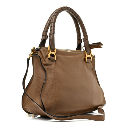 Chloe Calfskin Medium Marcie Satchel Nut 2 of 8