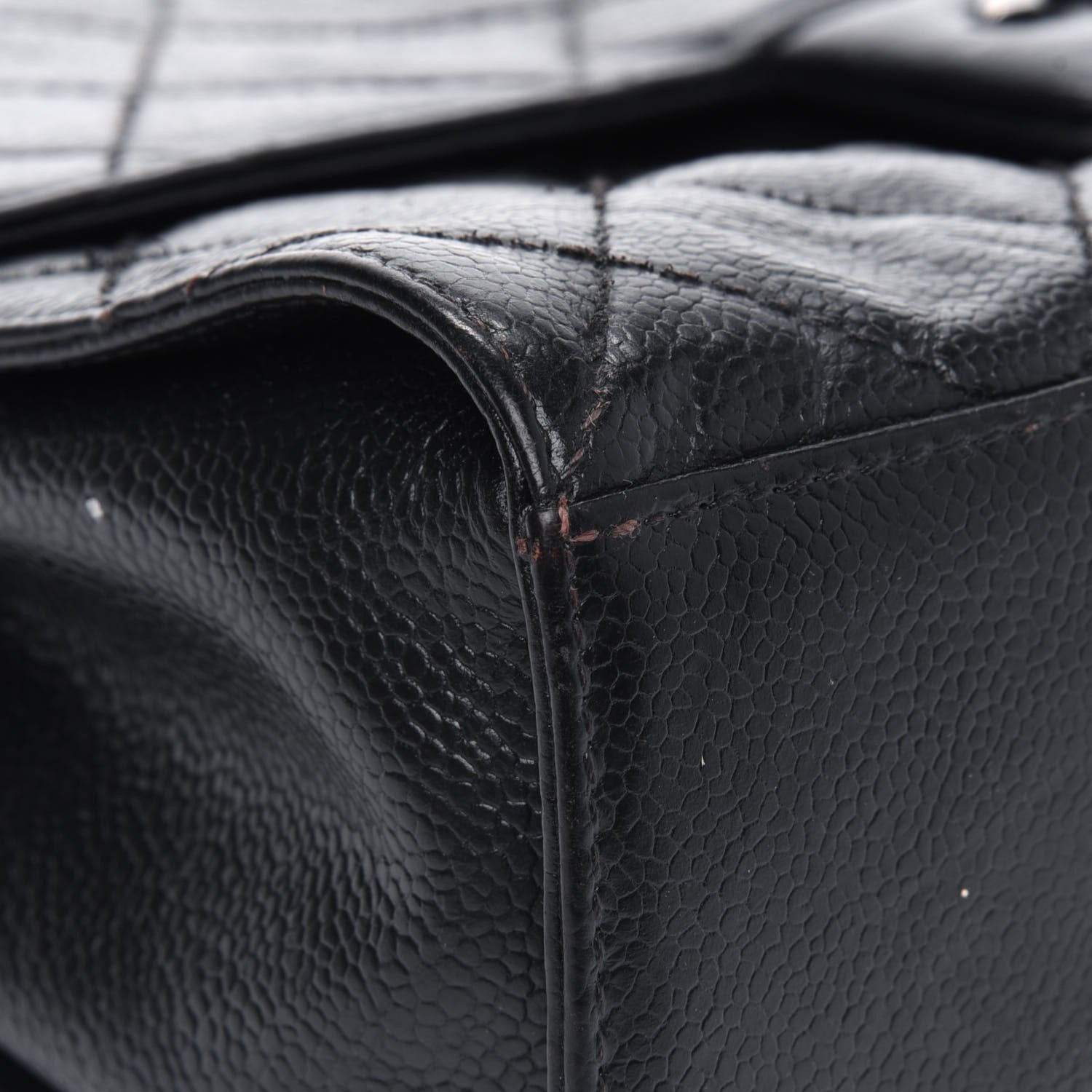 Chanel Crumpled Grained Calfskin Medium CC Crave Flap Black 13 of 22