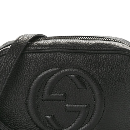 Gucci Pebbled Calfskin Mini Soho Disco Bag Black 8 of 10