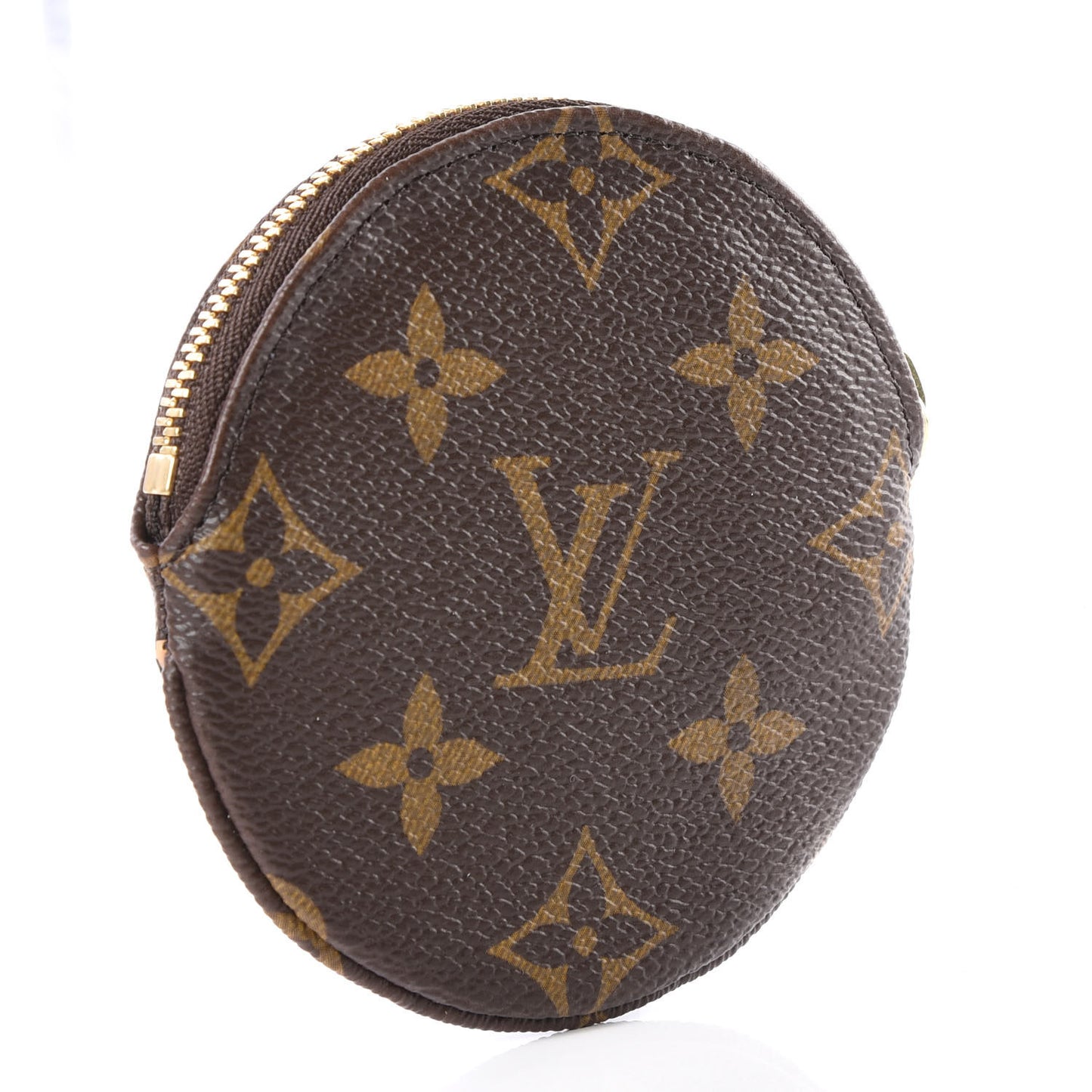 Monogram 2019 Christmas Animation Round Coin Purse Blue
