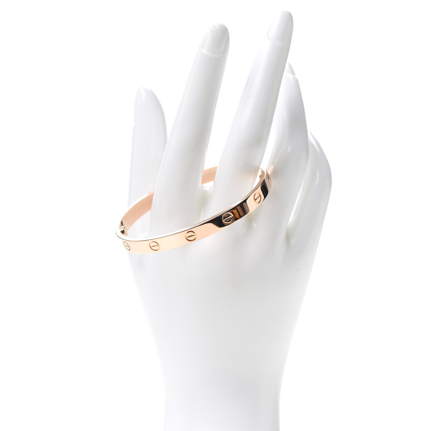 Cartier 18K Pink Gold LOVE Bracelet 18 2 of 7