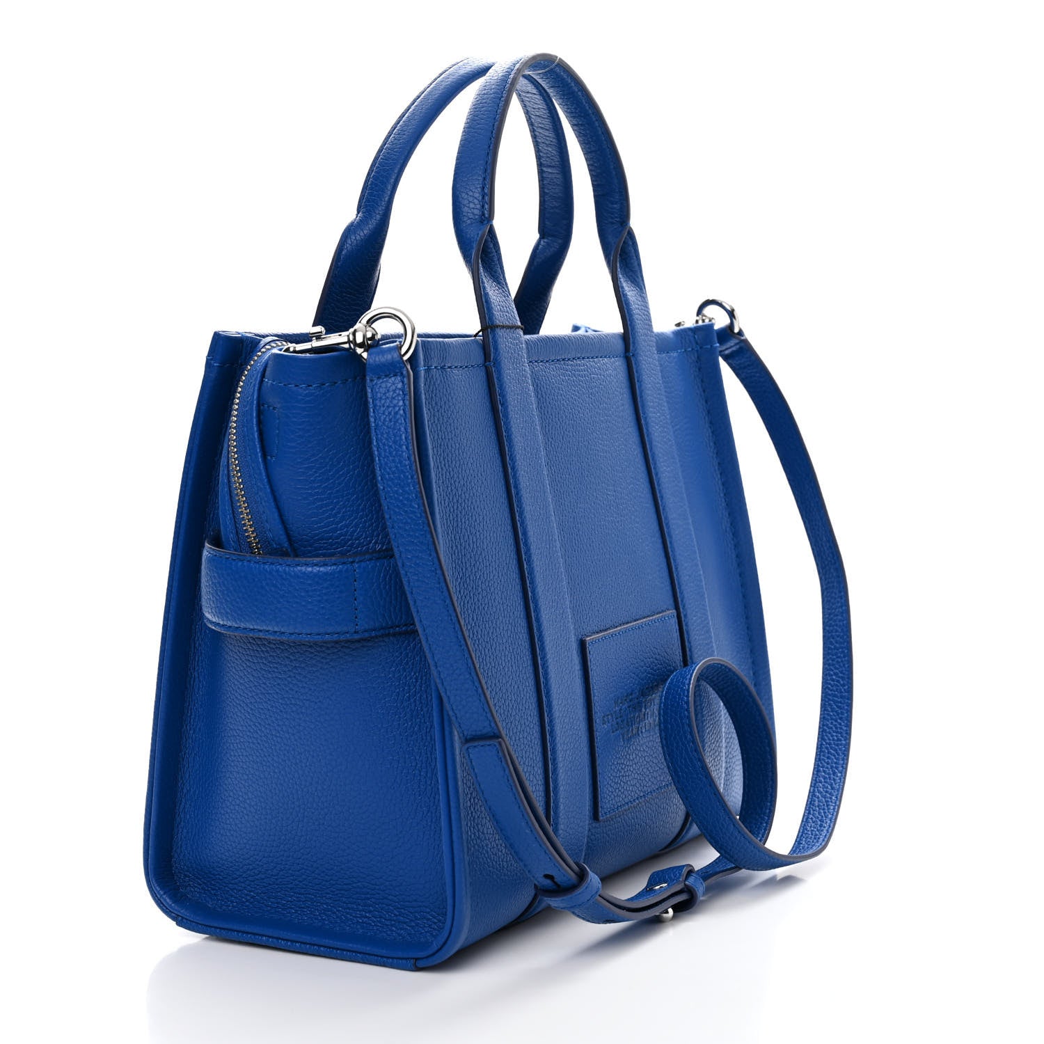 Marc Jacobs Grained Calfskin Medium The Tote Bag Cobalt 2 of 10