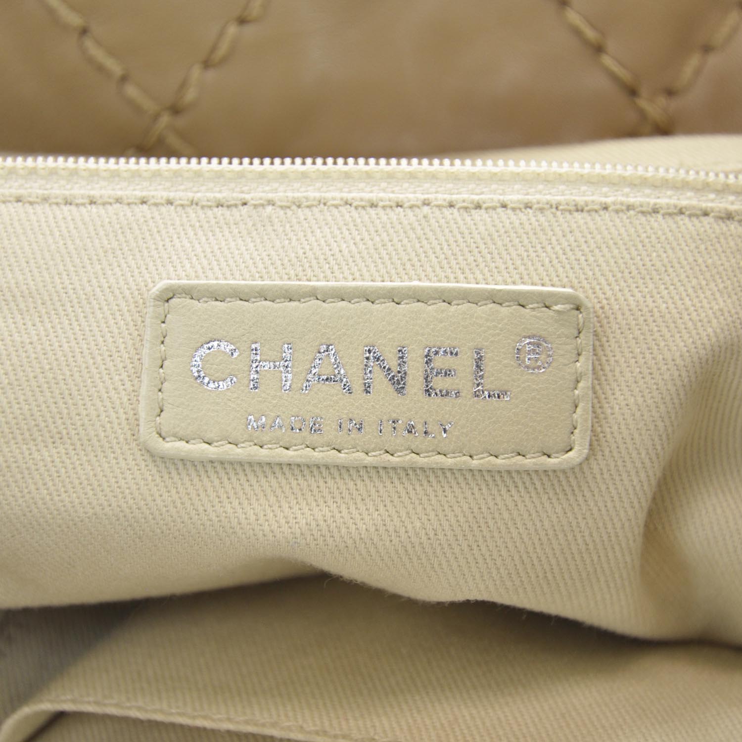 Chanel Lambskin Expandable Tote Camel Beige 8 of 9