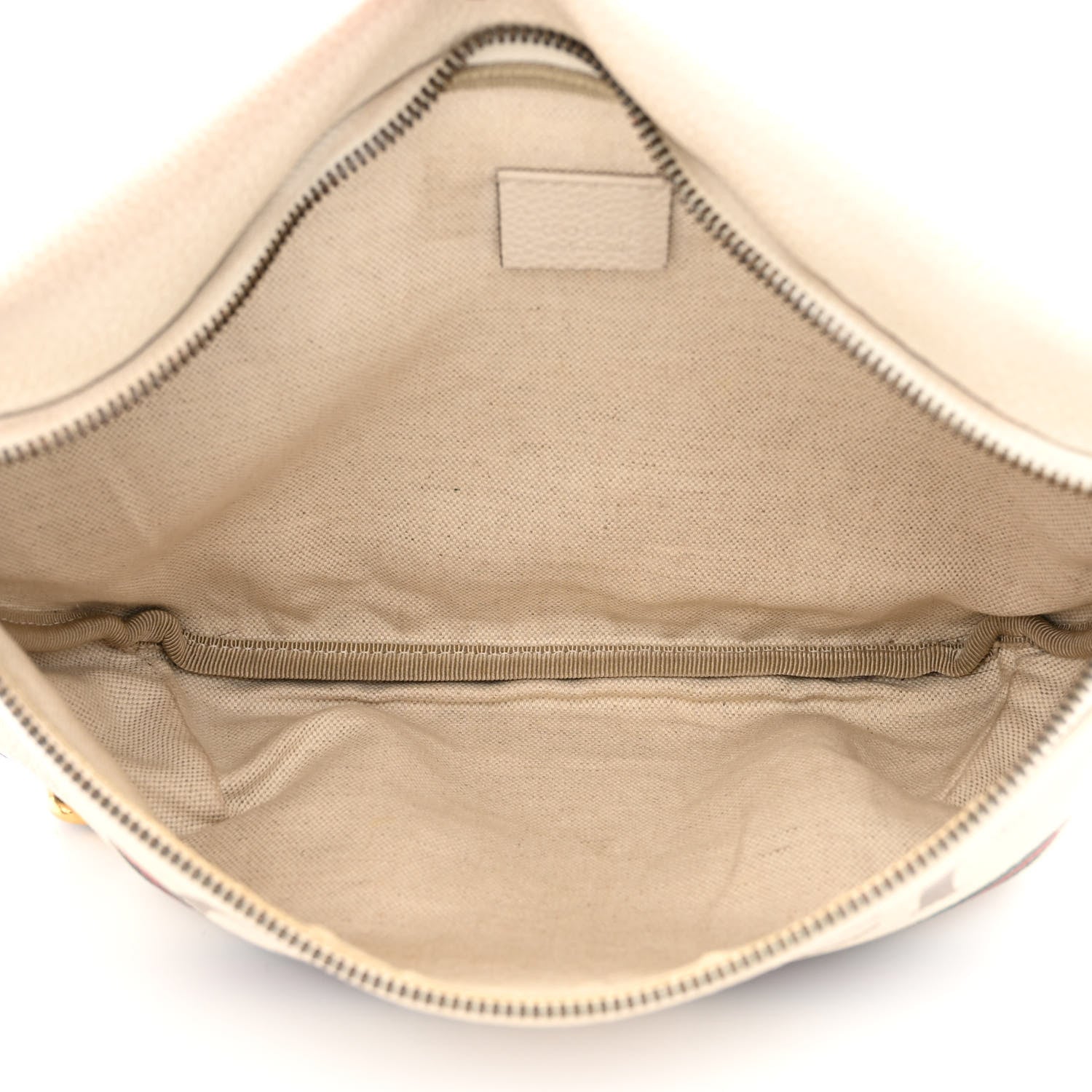 Gucci Grained Calfskin Logo Belt Bag White 5 of 14