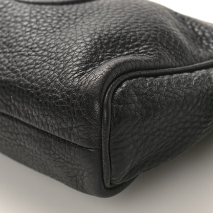 Gucci Pebbled Calfskin Soho Cosmetic Case Black 9 of 9