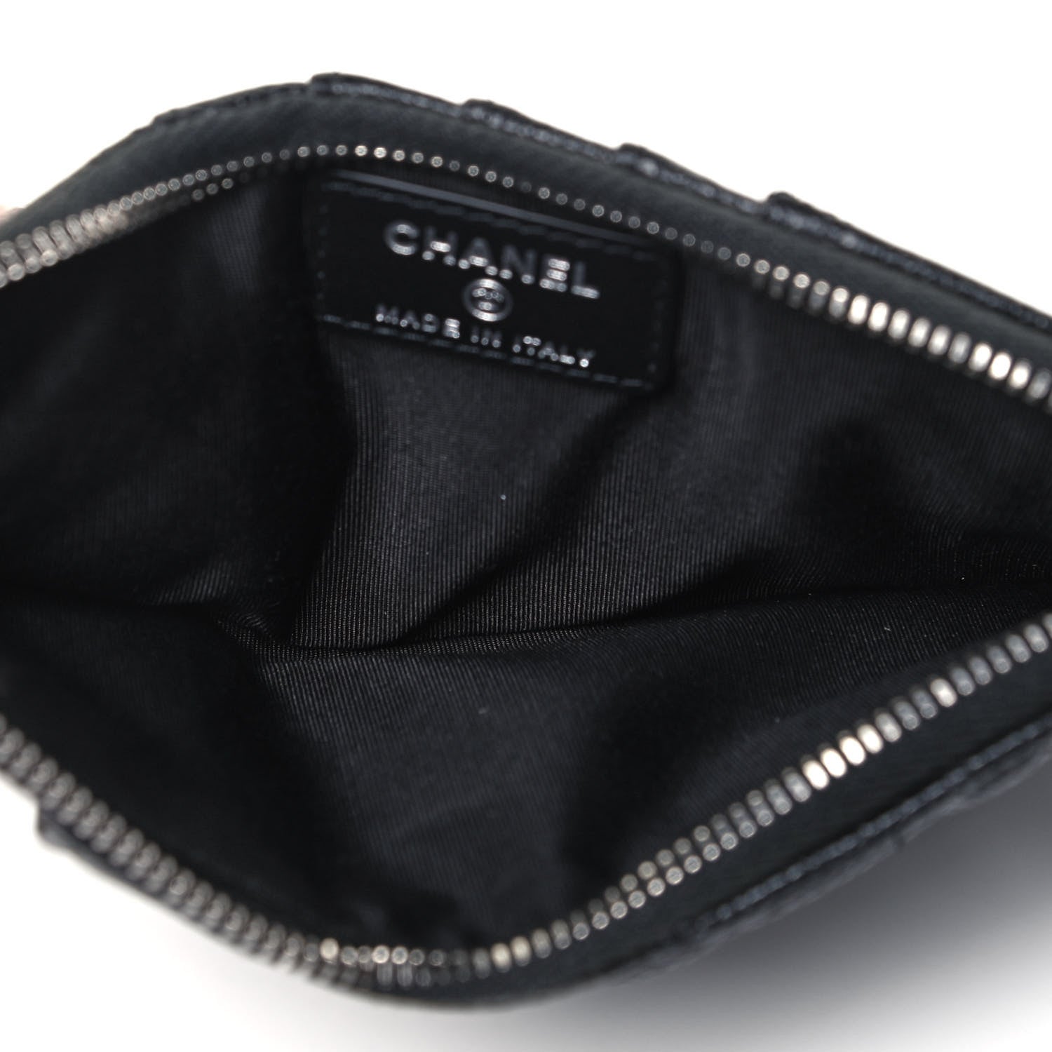 Chanel Caviar Quilted Classic Flat Wallet Pouch So Black 5 of 8