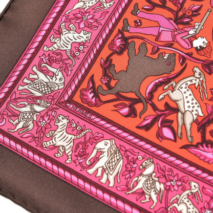 Hermes Silk Chasse En Inde Scarf 90 5 of 6