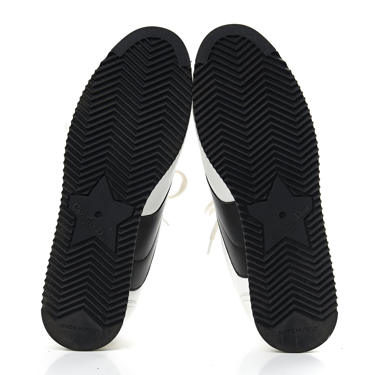Christian Dior Calfskin Mix Diorun Sneakers 37.5 Optic White 5 of 13