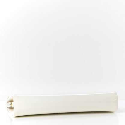 Jimmy Choo Patent Cayla Clutch White 3 of 11