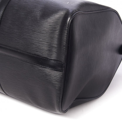 Louis Vuitton Epi Keepall 50 Black 4 of 9