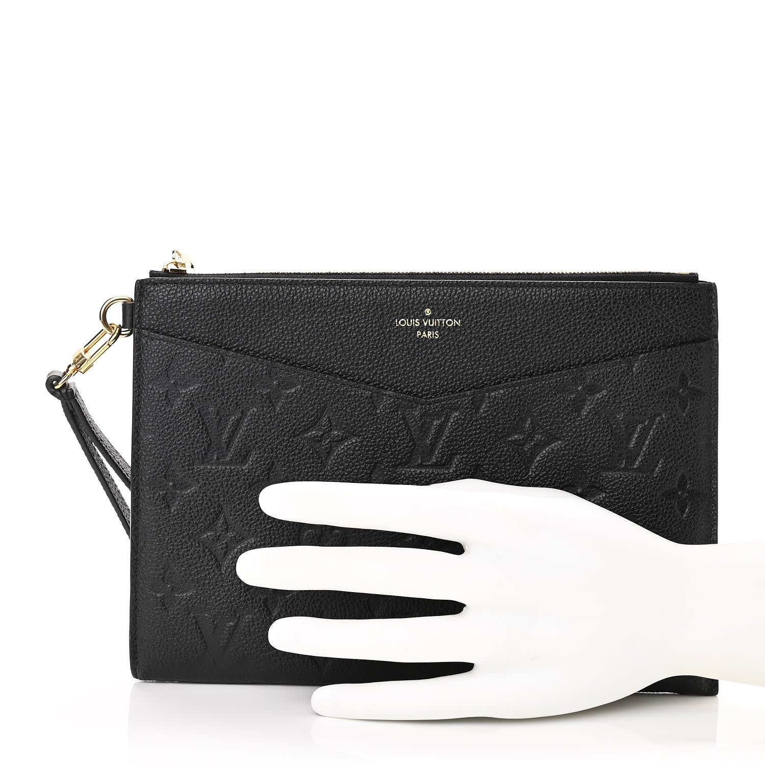 Louis Vuitton Empreinte Pochette Melanie MM Black 2 of 7