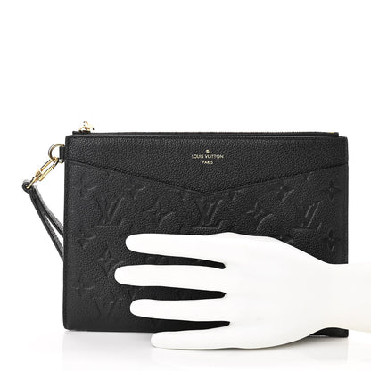 Louis Vuitton Empreinte Pochette Melanie MM Black 2 of 7