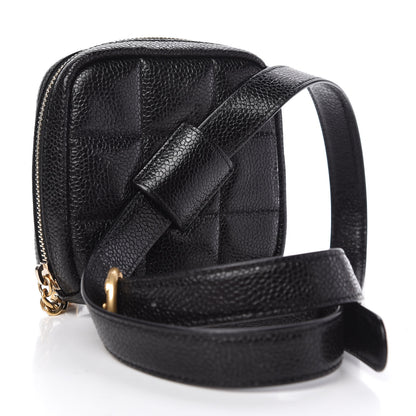 Chanel Caviar Quilted Coin Purse Belt Bag Black 3 of 11