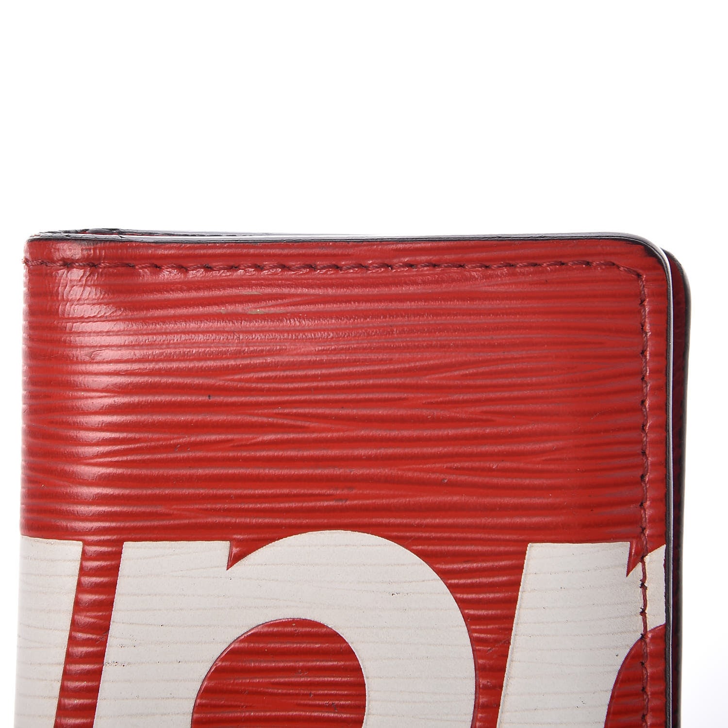 Louis Vuitton X SUPREME Epi Pocket Organizer Red 8 of 13