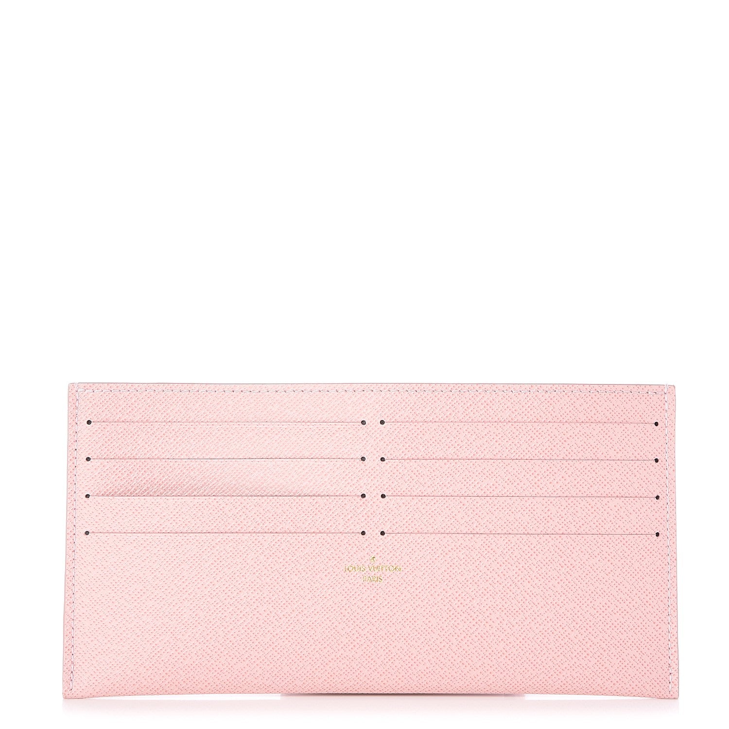 Louis Vuitton Calfskin Felicie Card Holder Insert Rose Ballerine 1 of 6
