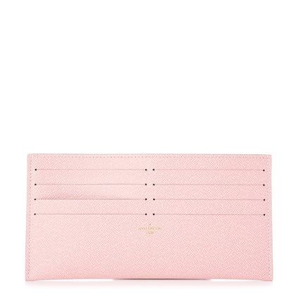 Louis Vuitton Calfskin Felicie Card Holder Insert Rose Ballerine 1 of 6