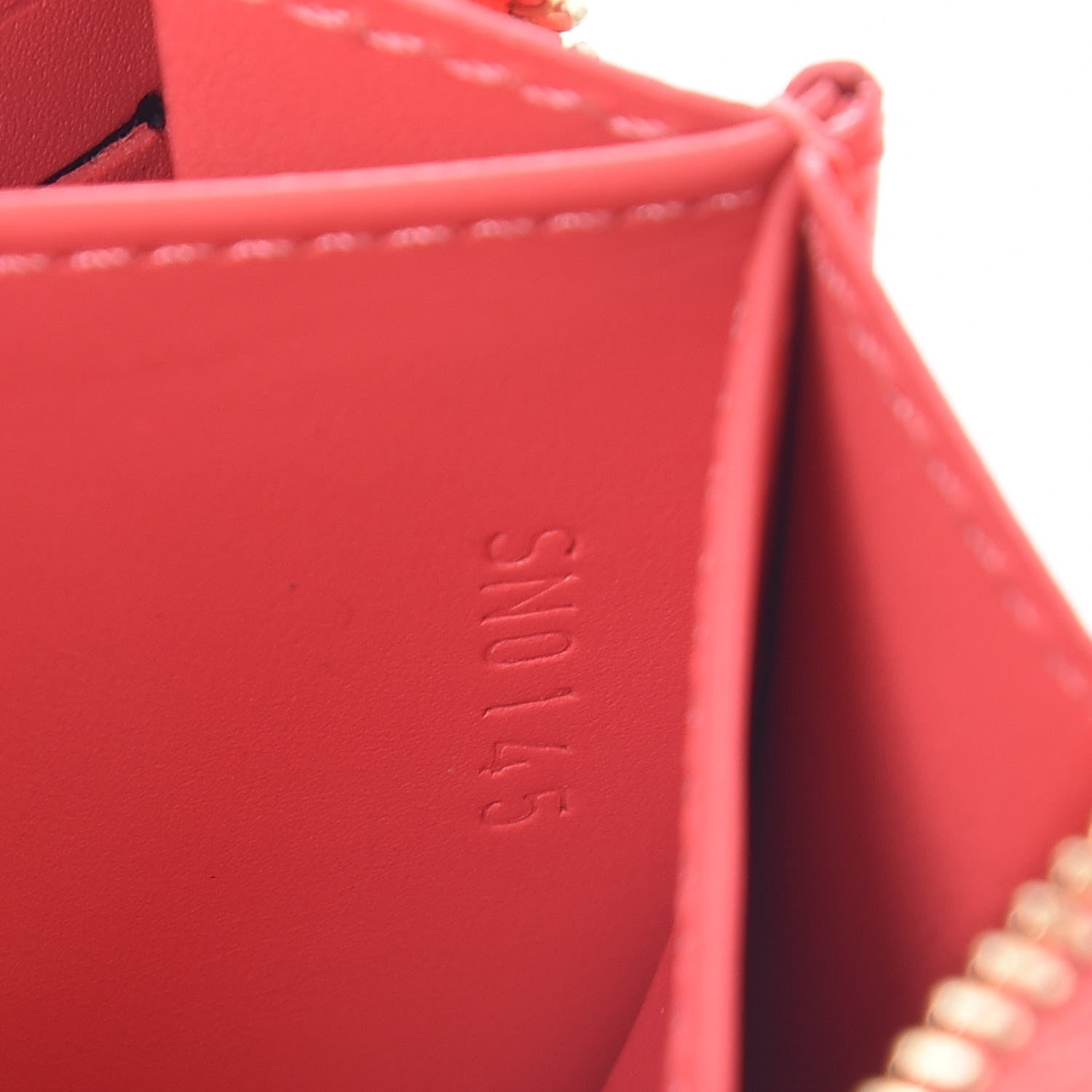 Louis Vuitton Vernis Zippy Coin Purse Rose Litchi 7 of 10