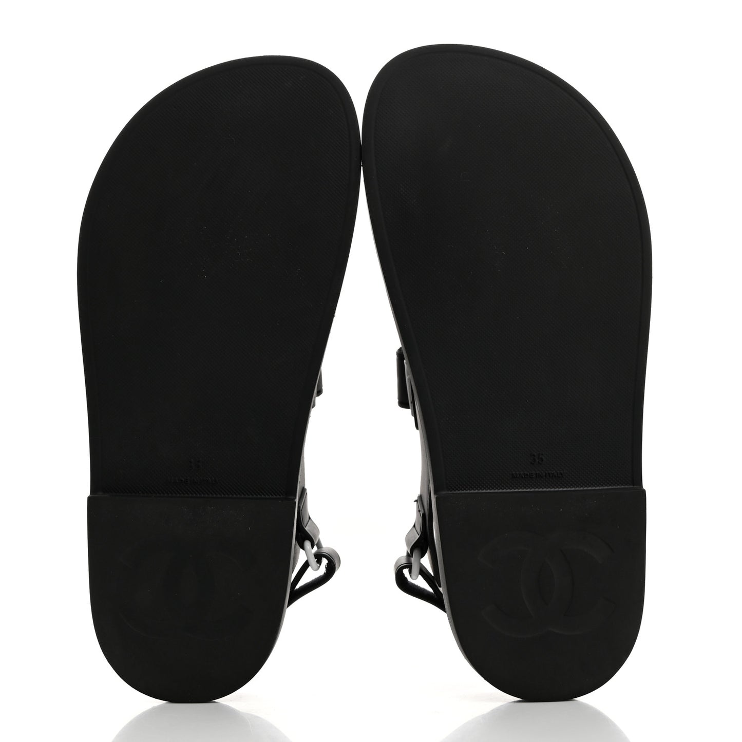 Rubber CC Dad Sandals 35 Black