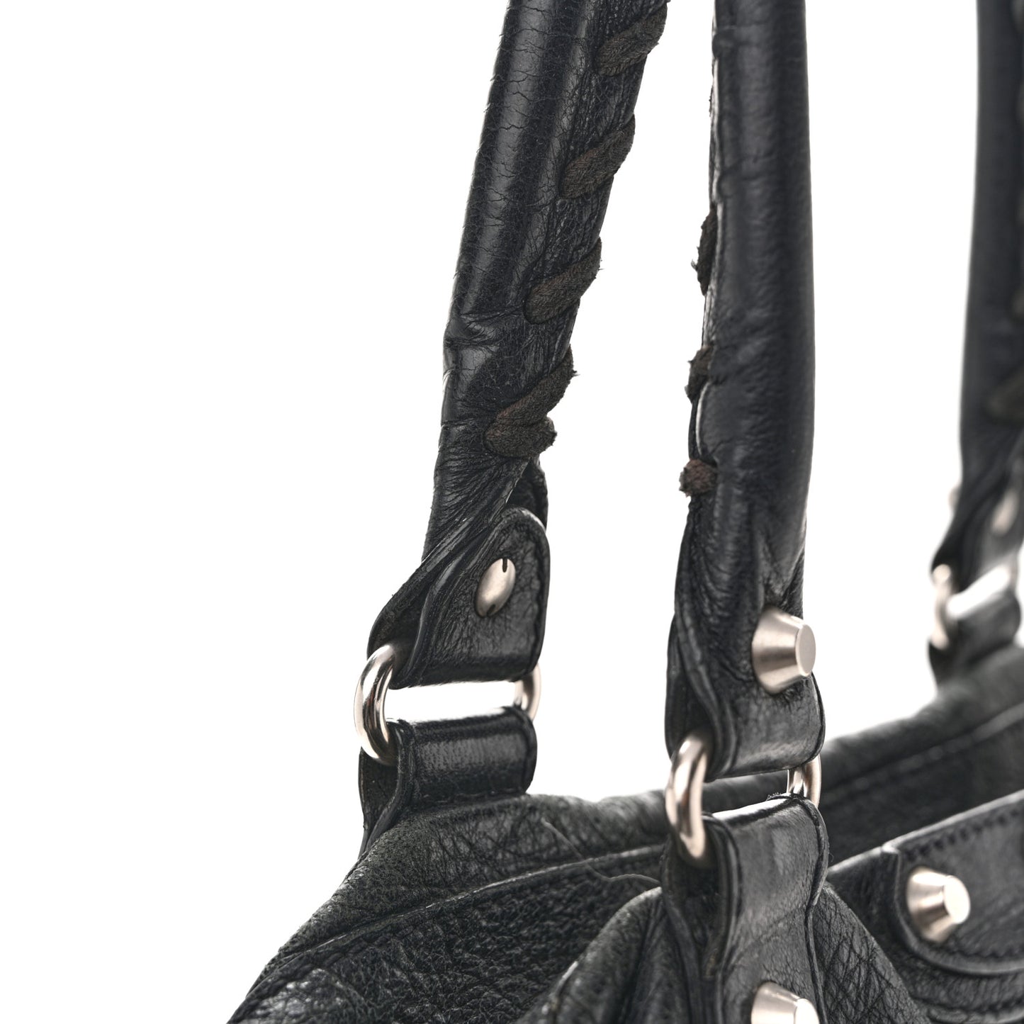 Agneau Classic Hardware Square Tote Black