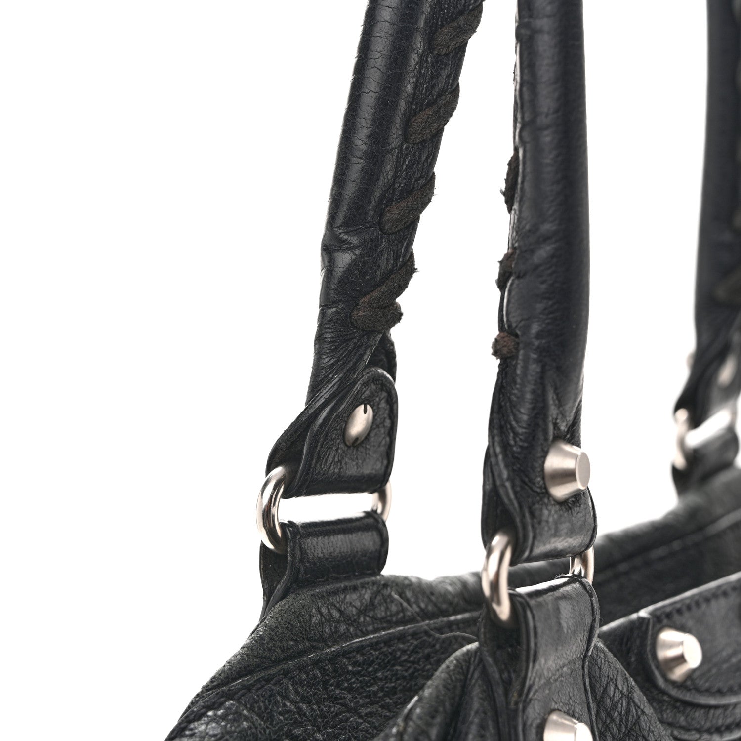 Balenciaga Agneau Classic Hardware Square Tote Black 16 of 17