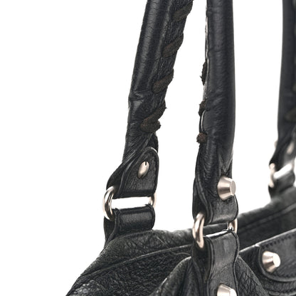 Balenciaga Agneau Classic Hardware Square Tote Black 16 of 17