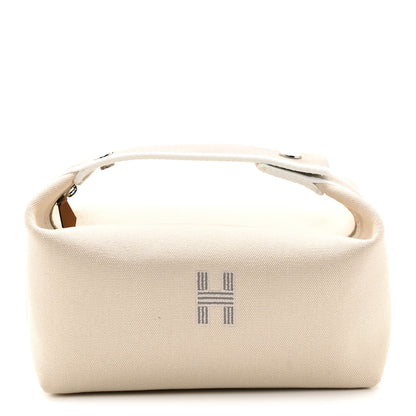 Hermes Canvas Small Bride-A-Brac Pouch Natural 1 of 10