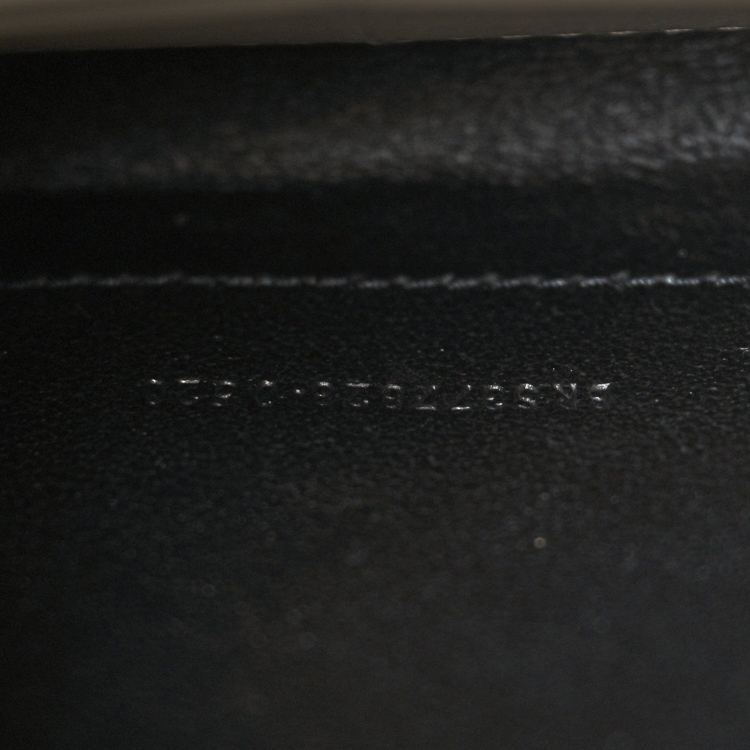 Saint Laurent Grain De Poudre Matelasse Chevron Monogram Chain Wallet Dark Beige 7 of 10