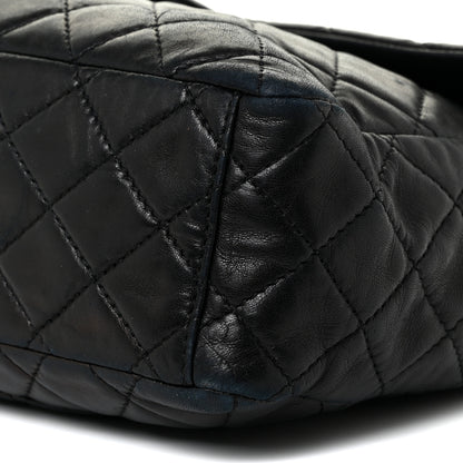 Chanel Washed Lambskin Quilted Maxi Single Flap Black 6 of 24