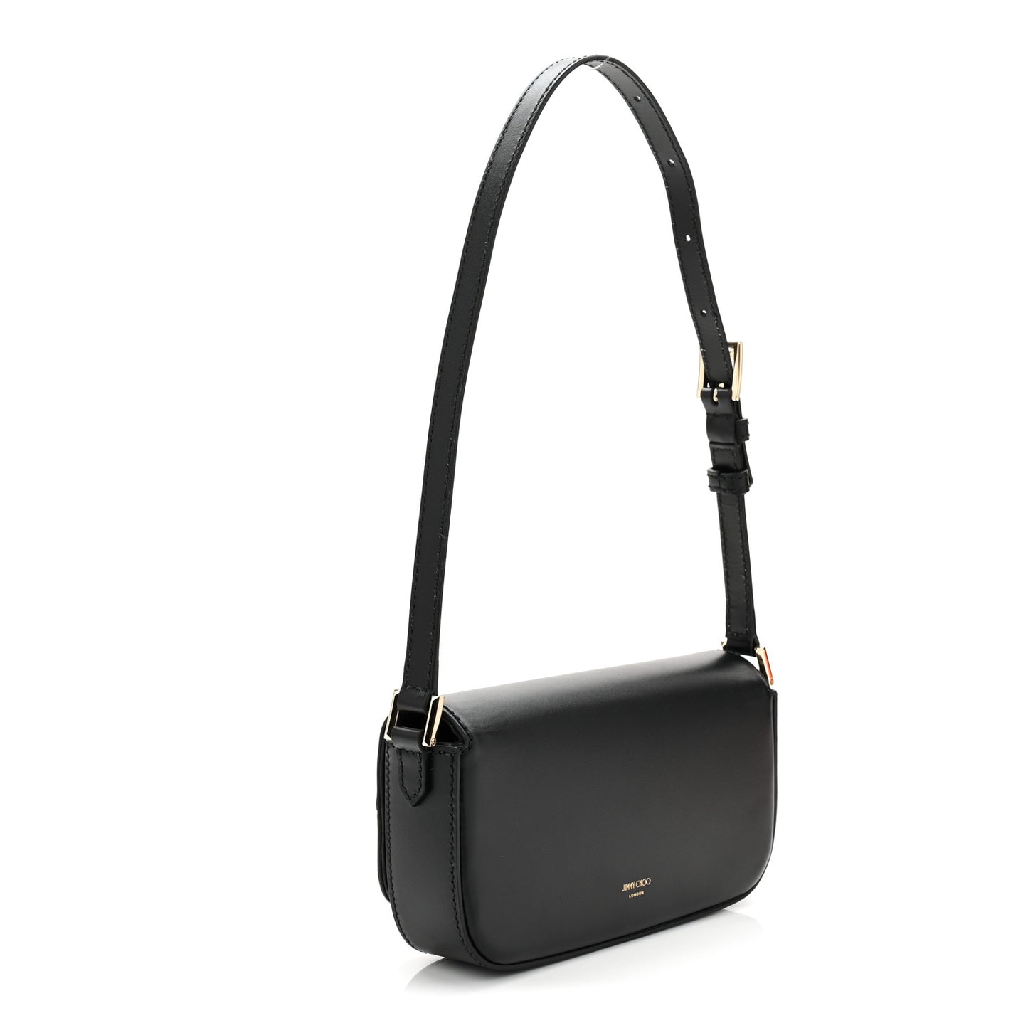 Calfskin Mini Avenue Shoulder Bag Black
