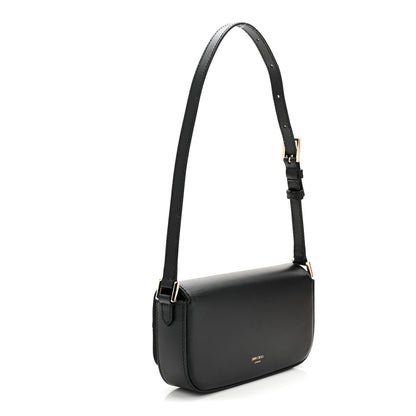 Jimmy Choo Calfskin Mini Avenue Shoulder Bag Black 3 of 9