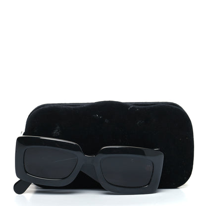 Gucci Acetate Rectangular Sunglasses GG0811S Black 9 of 9