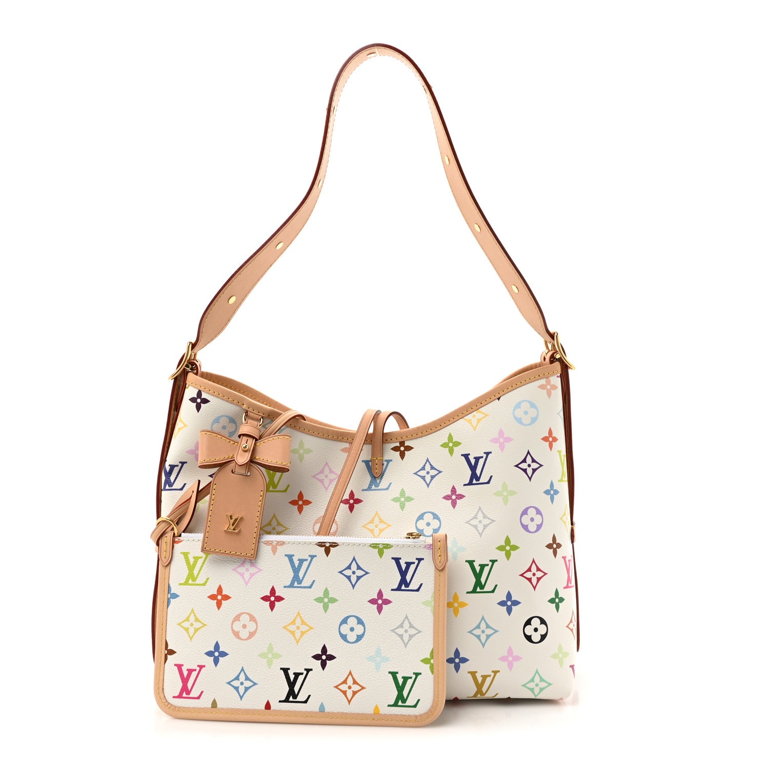 Louis Vuitton LV X TM Monogram Multicolor CarryAll PM White 3 of 12