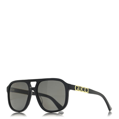 Gucci Acetate Square Frame GG1188S Sunglasses Black 1 of 7