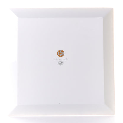 Hermes Porcelain Mosaique au 24 Square Plate 9.1" 2 of 5