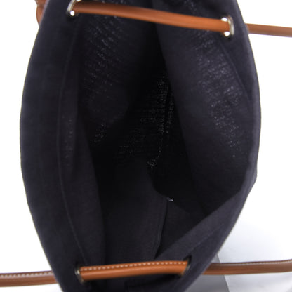 Hermes Canvas Swift Aline Grooming Bag Navy 5 of 8