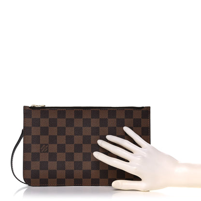Louis Vuitton Damier Ebene Neverfull MM GM Pochette 2 of 8