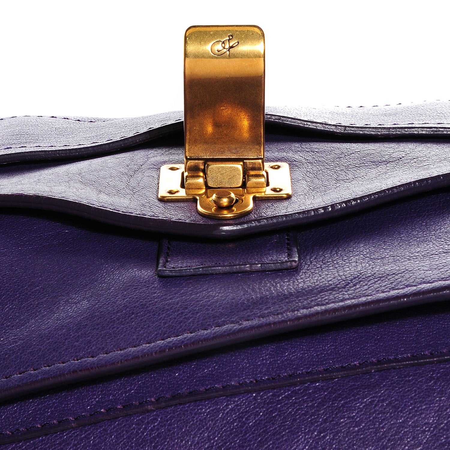 Proenza Schouler Lambskin Large PS1 Satchel Violet 6 of 12