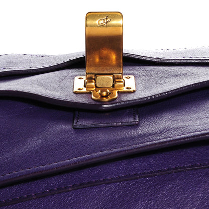 Proenza Schouler Lambskin Large PS1 Satchel Violet 6 of 12