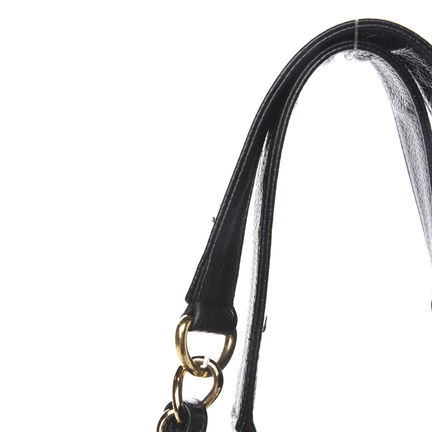 Caviar Quilted Petit Shopping Tote PST Black