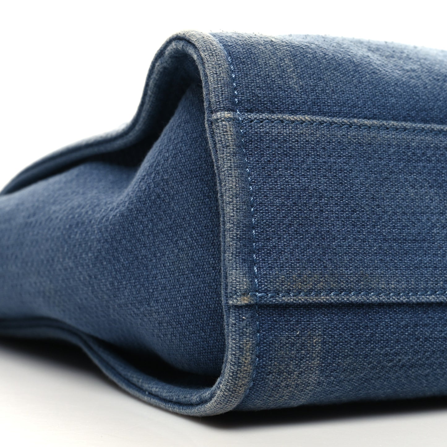 Canvas Mini Deauville Tote Denim Blue