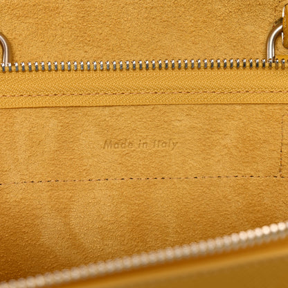 Celine Grained Calfskin Nano Belt Bag Sunflower 7 of 9