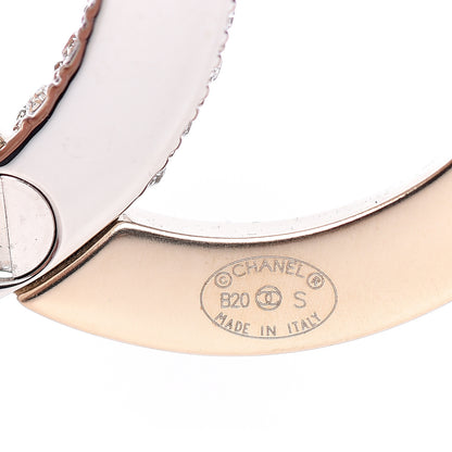 Chanel Crystal CC Brooch Light Gold 3 of 4